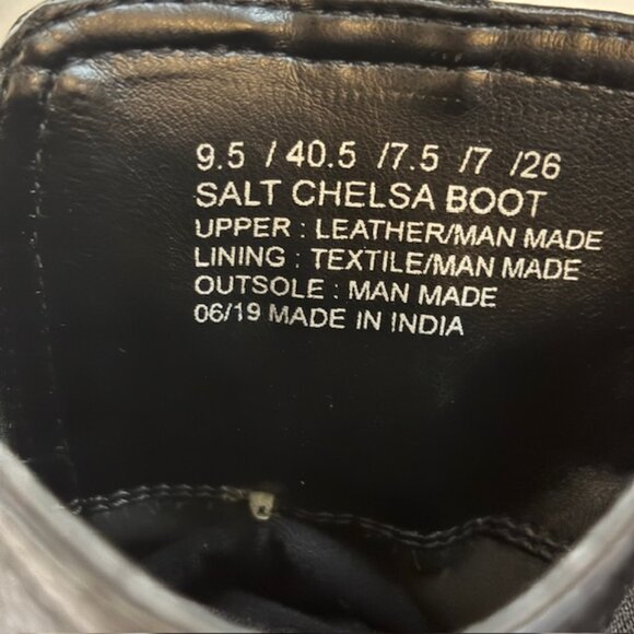 Reaction Kenneth Cole Salt Genuine Black Leather Chelsea Boot Women's Size 9.5M - Picture 10 of 12